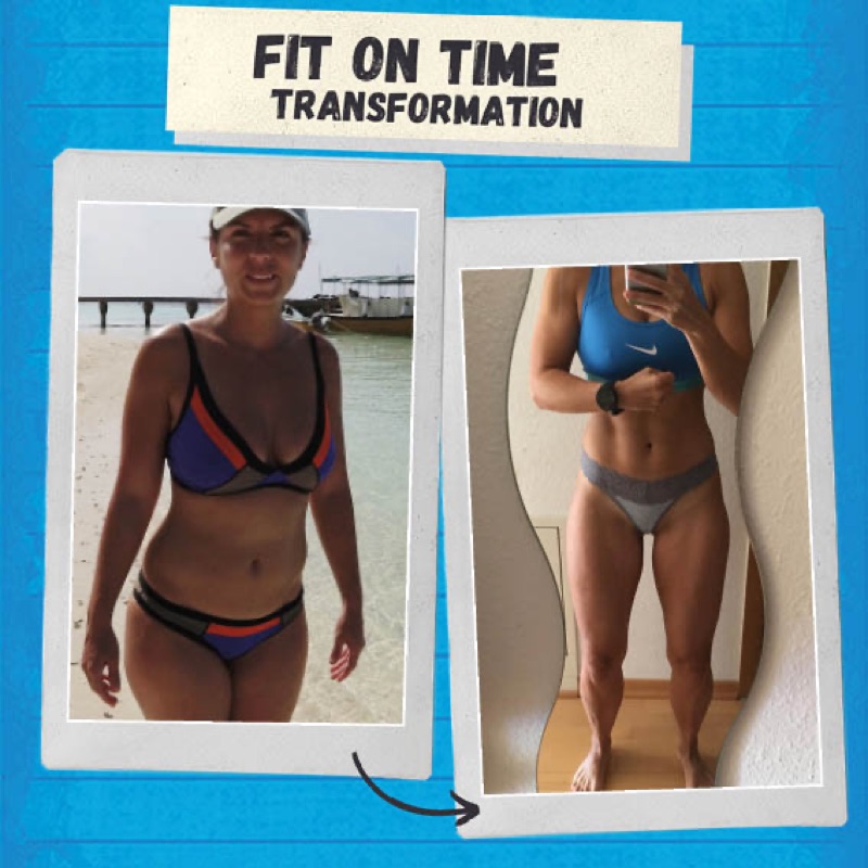 Vorher Nachher Transformation 1