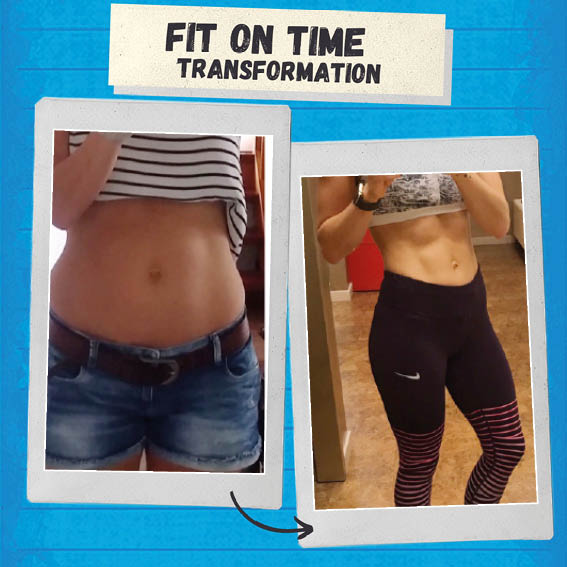 Vorher-Nachher Fit on Time